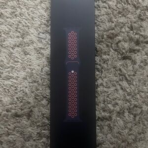 Apple Watch Nike Band blue black bright mango